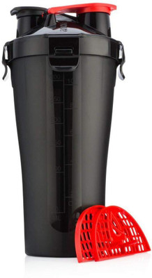 

fab enterprises gym shaker bottle 700 Shaker(Pack of 1, Black, Red)