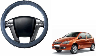 CARIZO Steering Cover For Tata Indica(Grey, Leatherite)