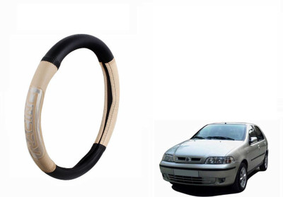 CARIZO Steering Cover For Fiat Palio(Black, Beige, Leatherite)