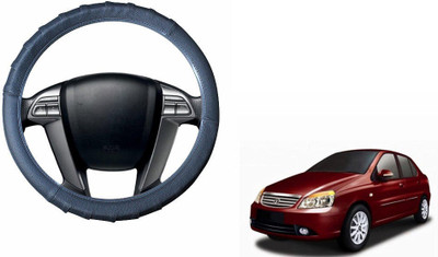 CARIZO Steering Cover For Tata Indigo CS(Matty Grey, Leatherite)