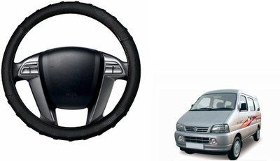 CARIZO Steering Cover For Maruti Versa(Black, Leatherite)