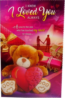 

Siddhi Gifts I Loved You Greeing Cards Greeting Card(Multicolor, Pack of 1)