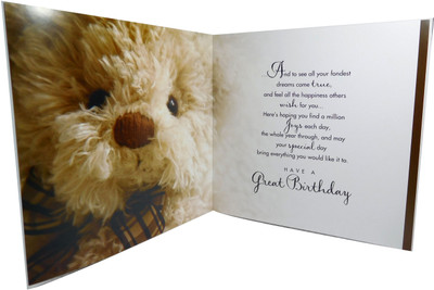 

Siddhi Gifts Birthday Greeting Card - Birthday Gifts For Girlfriend Greeting Card(Multicolor, Pack of 1)