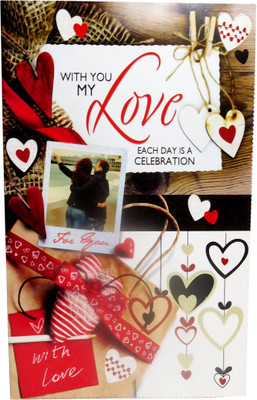 

Siddhi Gifts Best Love Greeing Cards - Love Gifts For Wife Greeting Card(Multicolor, Pack of 1)
