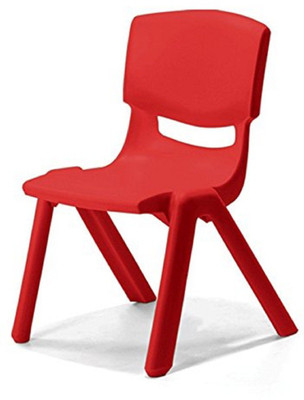 

Samaaya Solid Red Plastic Chair(Red)