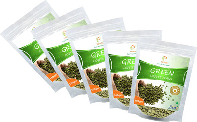 

Vihado 100% Organic Arabica Green Coffee Beans Helps in Losing Weight Fast / 5 Pack of 100g Instant Coffee 500 g(Pack of 5, Green Coffee Flavoured)