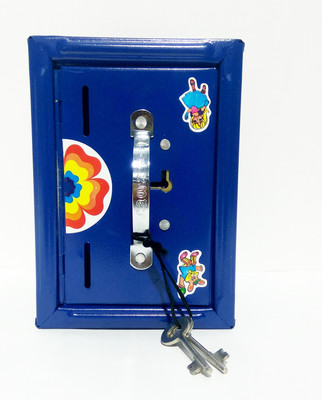

Anant Gift Gallery KIDS LOCKER ALMIRAH SHAPE Coin Bank(Blue)
