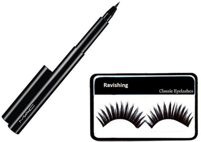 

RAVISHING Eyelashas & Mac Pan Eyeliner(Set of 2)