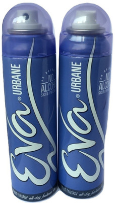 

EVA URBANE PACK OF 2 Body Spray - For Women(250 ml, Pack of 2)