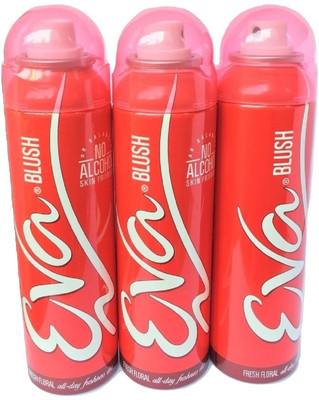 

EVA BLUSH PACK OF 3 Body Spray - For Women(375 ml, Pack of 3)