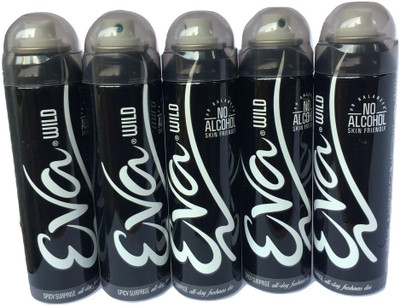 

EVA WILD PACK OF 5 Body Spray - For Women(625 ml, Pack of 5)