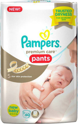 

Pampers Premium care pant new baby 60 - New Born(60 Pieces)
