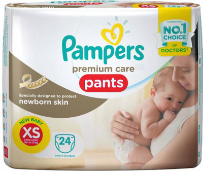 

Pampers Premium new baby pants xs 24 - XS(24 Pieces)
