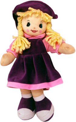 

remi soft i care international baby soft doll for girl and boys with purple colour with out cap(Purple)