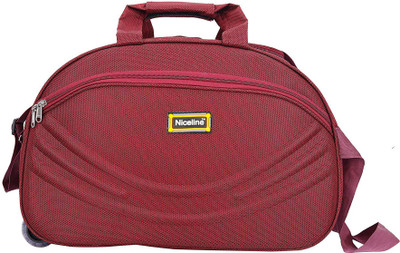

Nice Line (Expandable) s Maroon Duffel Strolley Bag(Red)