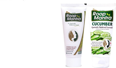 

Roop Mantra AYURVEDIC FAIRNESS CREAM 30GM +FW 115ML(130 g)