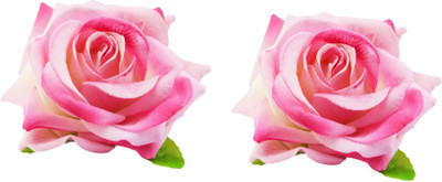 

NERR ™ fashionable Rose Flowers hair Accessories For Women Wedding, 2 Pcs Hair Clip (pink) colour Hair Clip(Pink)