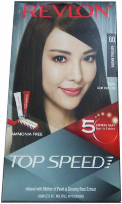 

Revlon TOP SPEED 60 Hair Color(NATURAL BROWN)