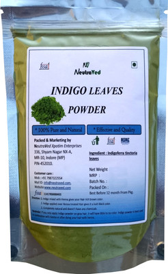 

Neutraved 100% Pure Indigo Powder Hair Color(Blue)