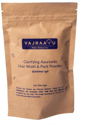 

Vajraayu Clarifying Ayurveda Hair Wash & Hair Pack -Oily Hair(100 g)