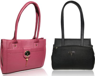 

AZED Collections Hand-held Bag(Pink)