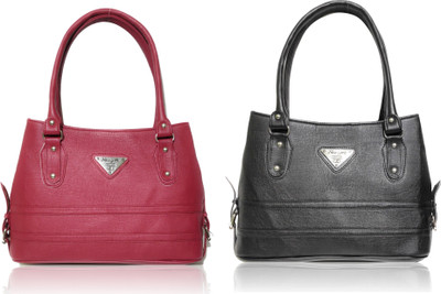

AZED Collections Shoulder Bag(Maroon, Black), Black;maroon
