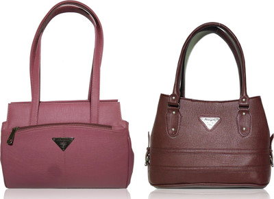 

AZED Collections Shoulder Bag(Purple, Brown), Brown;purple