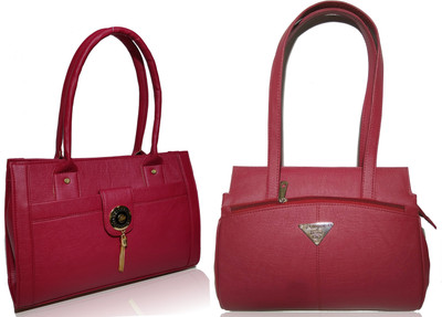 

AZED Collections Hand-held Bag(Maroon, Maroon)