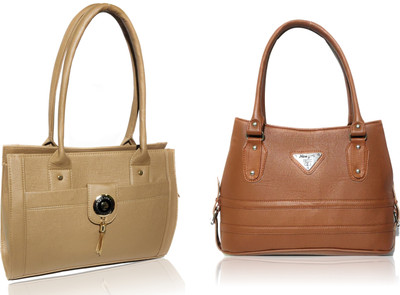 

AZED Collections Hand-held Bag(Khaki, Tan)