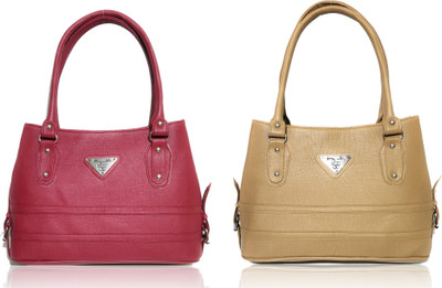 

AZED Collections Shoulder Bag(Maroon, Khaki), Khaki;maroon