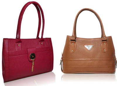 

AZED Collections Hand-held Bag(Maroon)