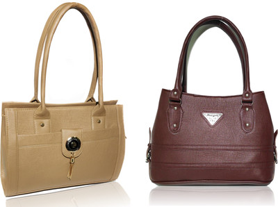

AZED Collections Shoulder Bag(Khaki, Brown), Brown;khaki