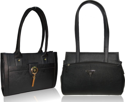 

AZED Collections Hand-held Bag(Black, Black)