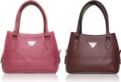 

AZED Collections Shoulder Bag(Purple, Brown), Brown;purple