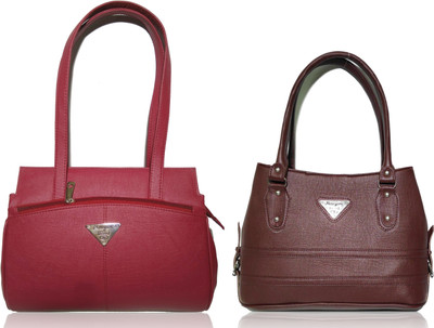 

AZED Collections Shoulder Bag(Maroon, Brown), Brown;maroon