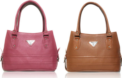 

AZED Collections Shoulder Bag(Purple, Tan)