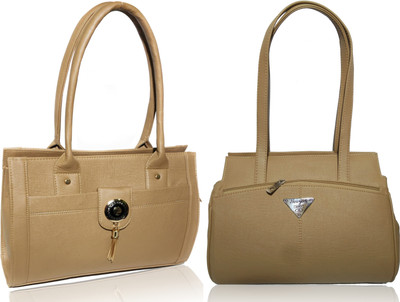 

AZED Collections Hand-held Bag(Khaki, Khaki)