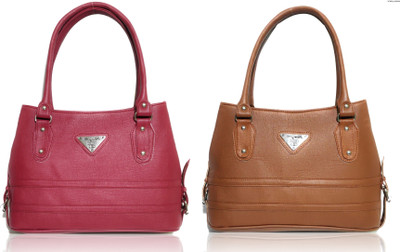

AZED Collections Shoulder Bag(Maroon, Tan)