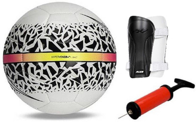 

ALEN MenonHyper Football + ShinGaurd+ Air Pump Kit Football Kit