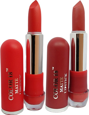 

Color18 HD Rich Matte C04&10 Pack of 2(Pink, Brown)