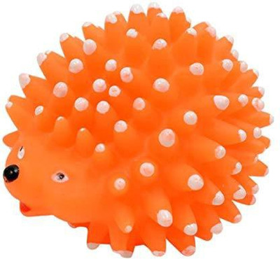 

Delicacy Pet Food & Supplies Natural Rubber Cute Colorfull Hedgehog Pet Toy (Color May Vary) Rubber Squeaky Toy For Dog