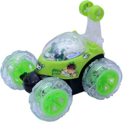 

K&P Collection Ben 10 Full function Remote Control Stunt Car(Multicolor)