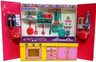 

YAMAMA My Sweet Modern Kitchen set with flashing top light and music