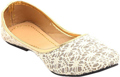 

Ethnic Fabric jutis Jutis For Women(Gold, Golaen