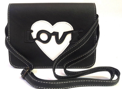 

CrazyHut Girls Casual, Evening/Party, Formal Black PU Sling Bag