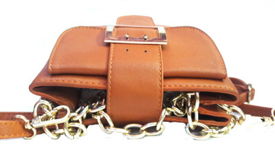 

CrazyHut Women Casual, Formal, Evening/Party Beige PU Sling Bag