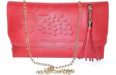 

CrazyHut Women Evening/Party, Casual, Formal Red PU Sling Bag