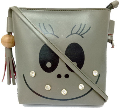 

bandicoot Women Casual Grey PU Sling Bag
