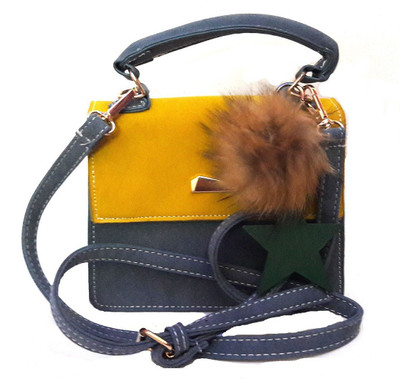 

CrazyHut Women Evening/Party Multicolor Leatherette Sling Bag