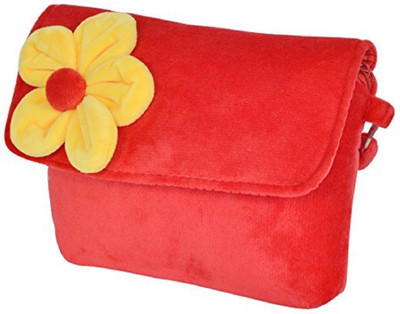 

Chords Girls Casual Red Velvet Sling Bag